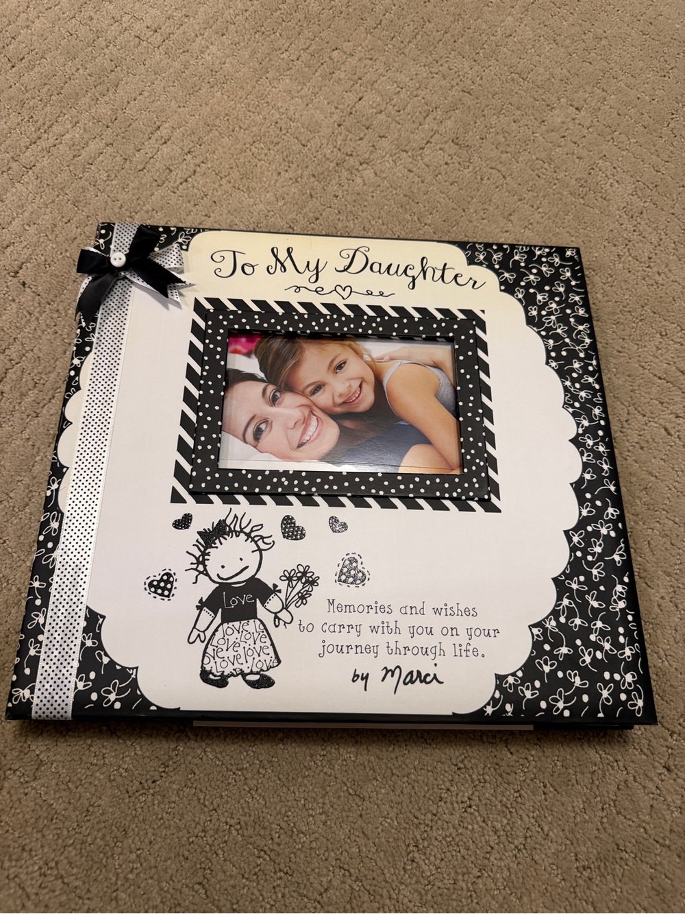To My Daughter Black & White Decorative Photo Wall Frame by MAC Cosmetics
